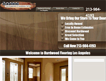 Tablet Screenshot of hardwoodflooringlosangeles.org